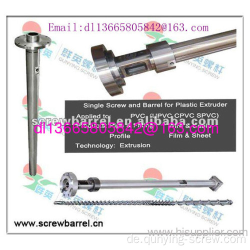 Good Meterial Be Done Screw And Barrel For Plastic Extruder Machine 